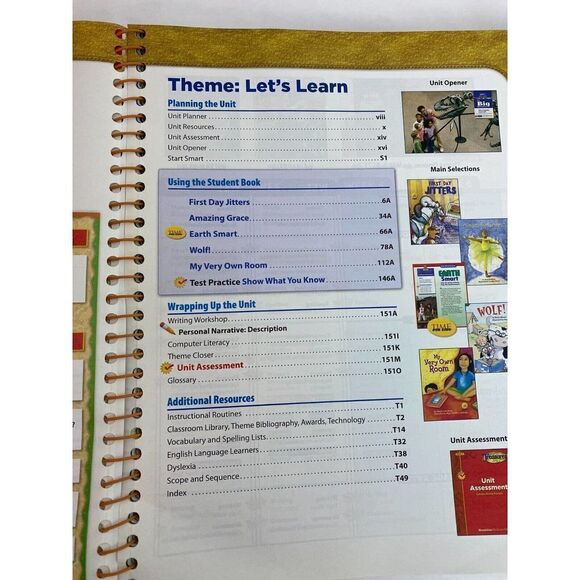 Macmillan/McGraw Hill Treasures Grade 3 Unit 1 Teacher's Edition (A Reading/... - Picture 6 of 8
